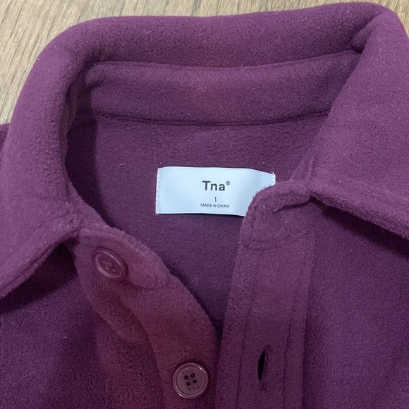 TNA Aritizia Polar Fleece Set in Purple - Picture 3 of 5